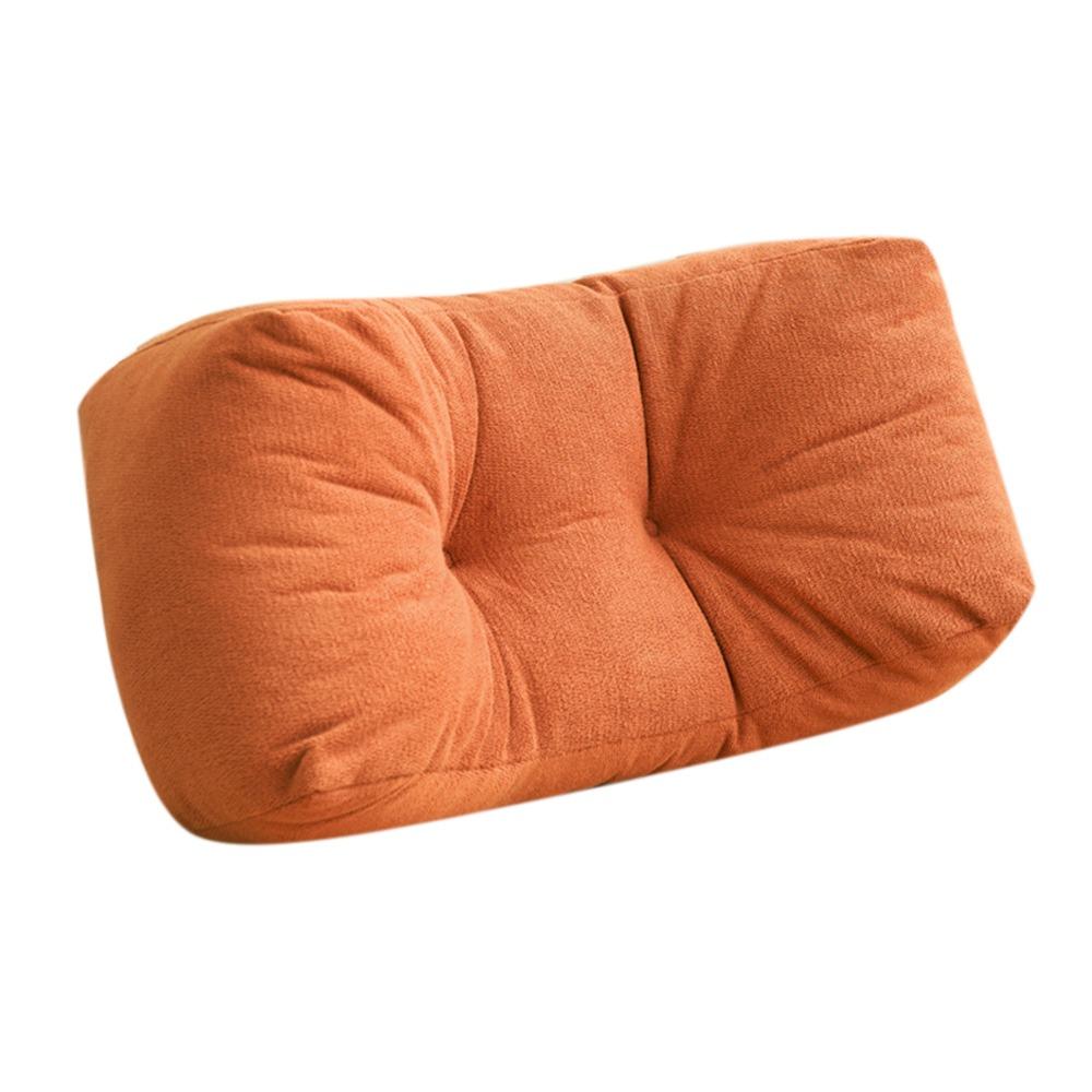 

Comfortable Lumbar Support Pillow 35x16x20cm Sleeping Neck Pillow for Car Seat Bed помаранчевий