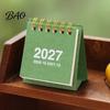 Practical Gift for Students Professionals Mini Desk Calendar 2026-2027, Oct 2026 to Dec 2027 Standing Flip Small Portable Desktop Ornament Calendar,