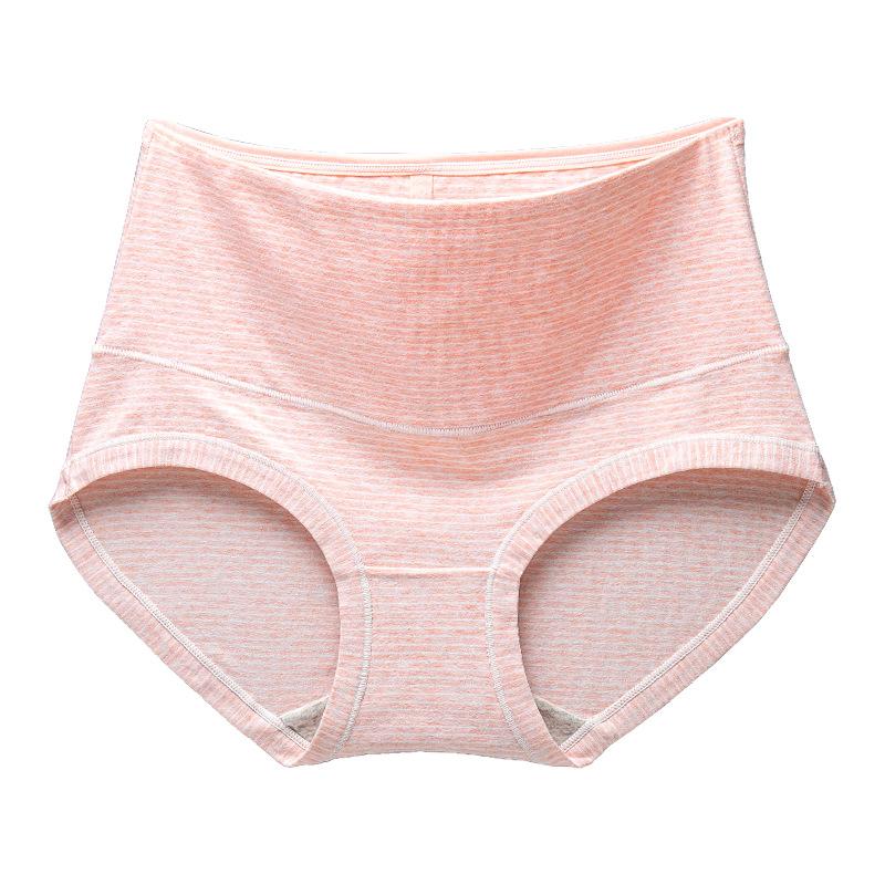Women's Underwear Colourful Cotton High Waist Sexy Tummy Control High Elasticity Breathable Butt Lift Cotton Crotch Women's Triangle Panties