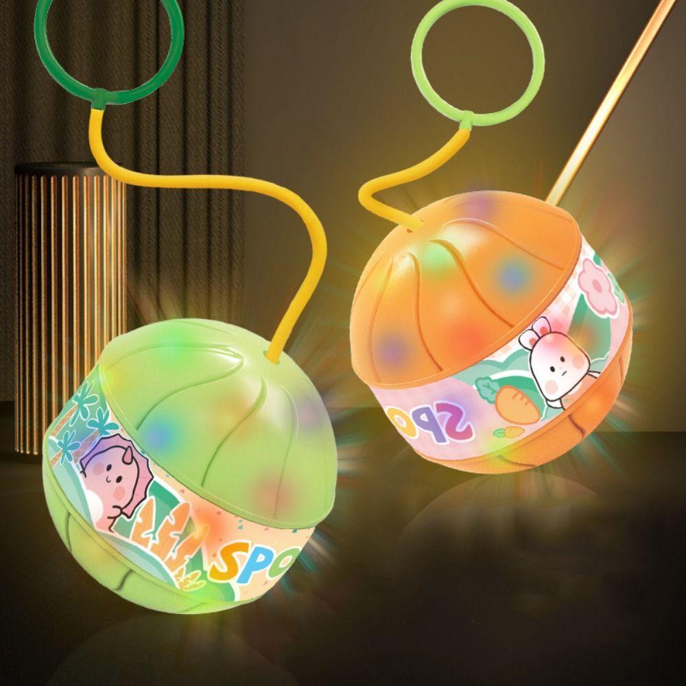 

on String Reaction Training Ball Foot Hoop Ball Jumping Rope Ball Child-parent Games зелений