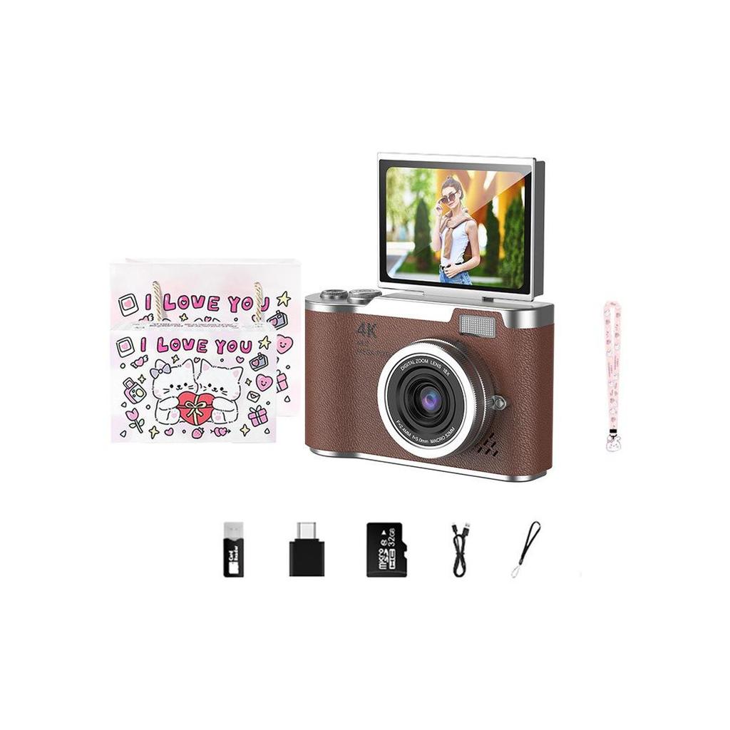 Entry-Level HD CCD Flip Screen Digital Camera for Students