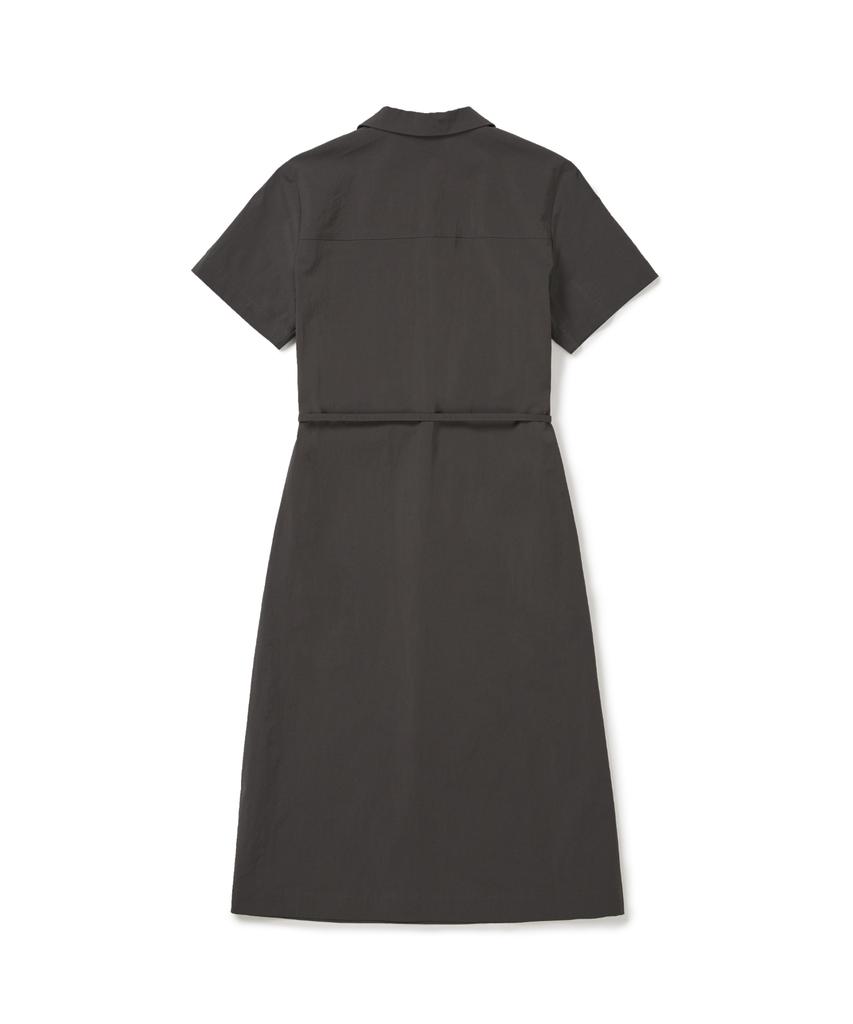 SNOWPEAK APPAREL Root Collar Dress (S26Mwrop61) Chocolate Khaki