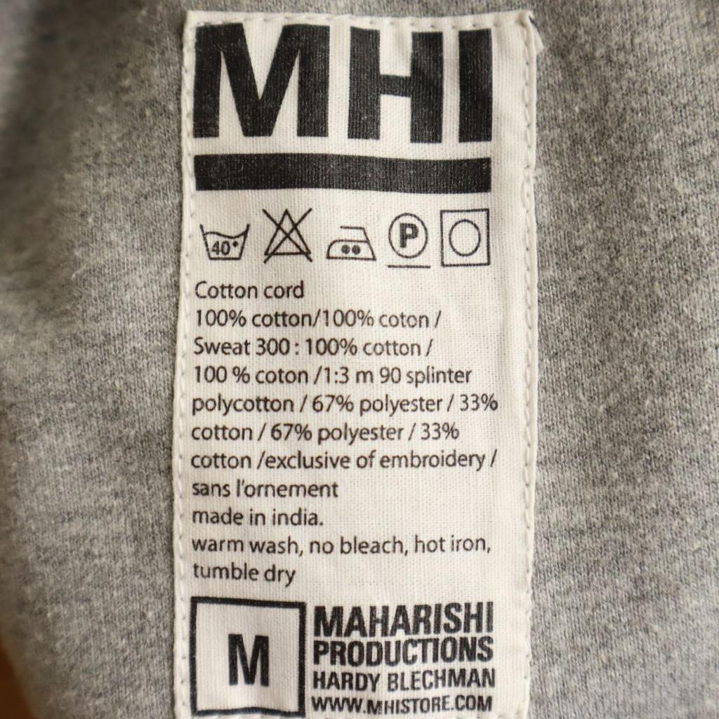 MHI by Maharishi Reversible Batting Best M Black X Gray Corduroy Men's Used
