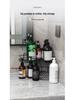 No-Drill Corner Bathroom Storage Shelf - Wall-Mounted Vanity Organizer Rack