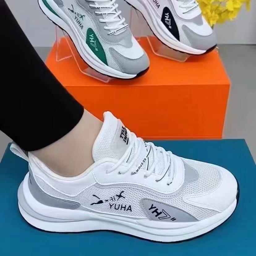 

Men and Women s Same Couple Shoes for Summer New Mesh Breathable Shoes Lightweight Dad Shoes Sports Casual Shoes 44