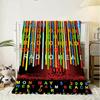 Art Rock Band Radiohead Music Throw 240g Flannel Blanket Lightweight Soft Skin-friendly Summer Thin Throw Blanket