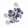 20x Furniture Table Chair Leg Floor Felt Pad Skid Glide Slide   Nail Protector Brown 24mm