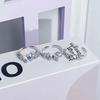 [Butterfly Diamond Qingyin] Small Fresh Enamel Butterfly Opening Ring, Super Fairy Zircon Niche High-End Exquisite Ring