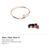 CARTIER JUSTE UN CLOU 18K Gold Bangles Unisex Rose Gold B6048100