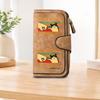 BEST CAT DAD EVER Long Zipper Wallet Large Capacity Card Holder Unisex Clutch Bag Fashionable Zipper Coin Purse Suitable For Daily Use Perfect Gift