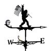 KX4B Paint Gardening Garden Decoration Sign Weather Vane Retro Farm Scene Garden Stake Weathervane Professional Tools