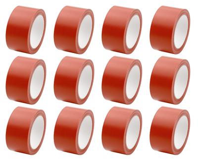 APM Japan DIY Life Colored Curing Tape Red 50mm X 20m Set of 12 [Case Sales] Peel-off