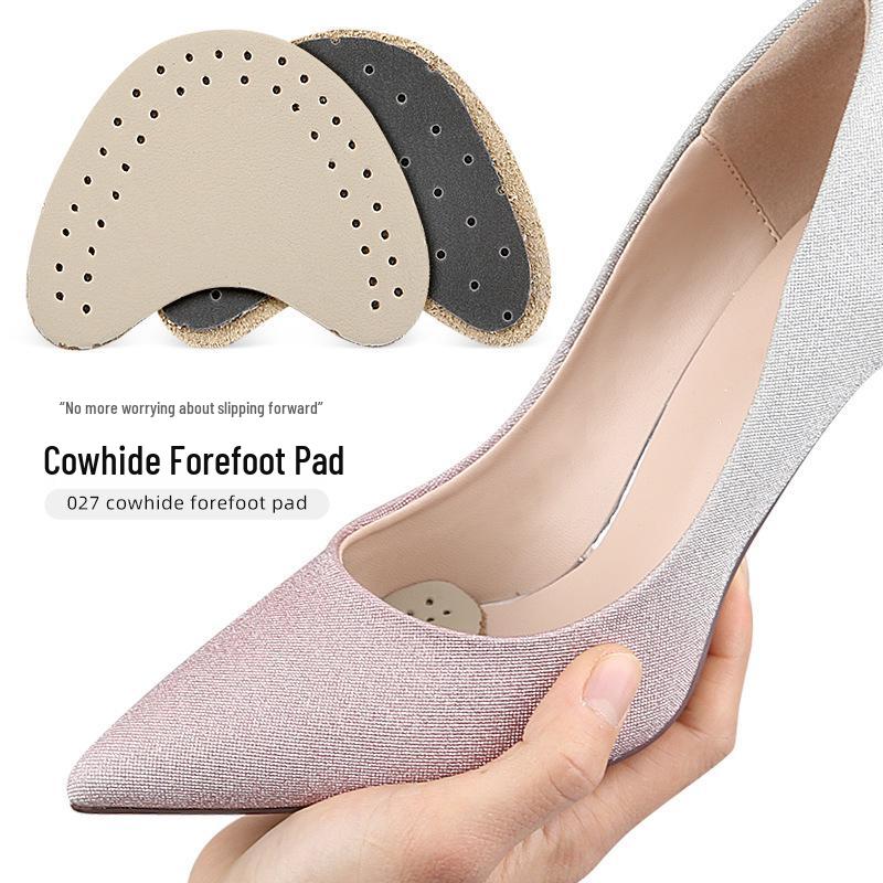 Leather High Heel Shock-Absorbing Anti-Slip Forefoot Pad