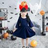 Joyesplay Witch Dress, Cosplay, Delivery Service, Halloween, Witch Kiki Costume, Popular, Cute, for Kids and Adults, Girls, Includes Headband,