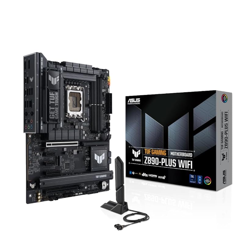 

ASUS TUF GAMING Z890-PLUS WIFI intel Core Ultra Processors (series 2) correspondence LGA 1851 Z890 Equipped with chipset DDR5 ATX Motherboard/domestic