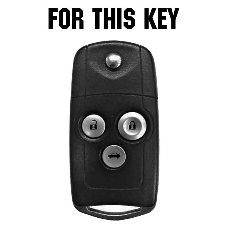 Silicone Key Cover Case For Honda CRZ Accord Civic CRV Jazz ACURA MDX TL TSX ZDX RSX Fob Holder Remote Skin Protector Car Shell