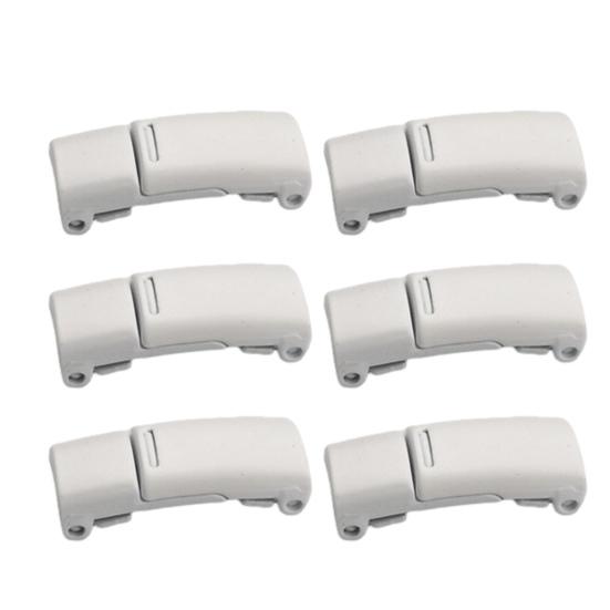 6Pcs Magnetic Lazy Shoelace Buckle Set No Tie Quick Lock Laces Clips Save Time Energy Double Lock