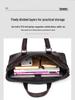 14-15 Inch Crossbody Briefcase: Large Capacity Laptop Bag