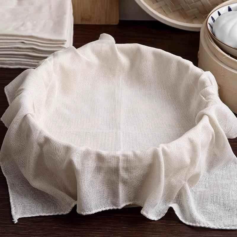 Food Ade Pure Cotton Cloth Filter for Soy Milk Tofu And Yogurt Cheese Separation Kitchen Baking Tools DIY Cooking Utensils