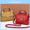 2023 New Personality Stone Texture Shoulder Bag Fashion Retro Large Capacity Handbag