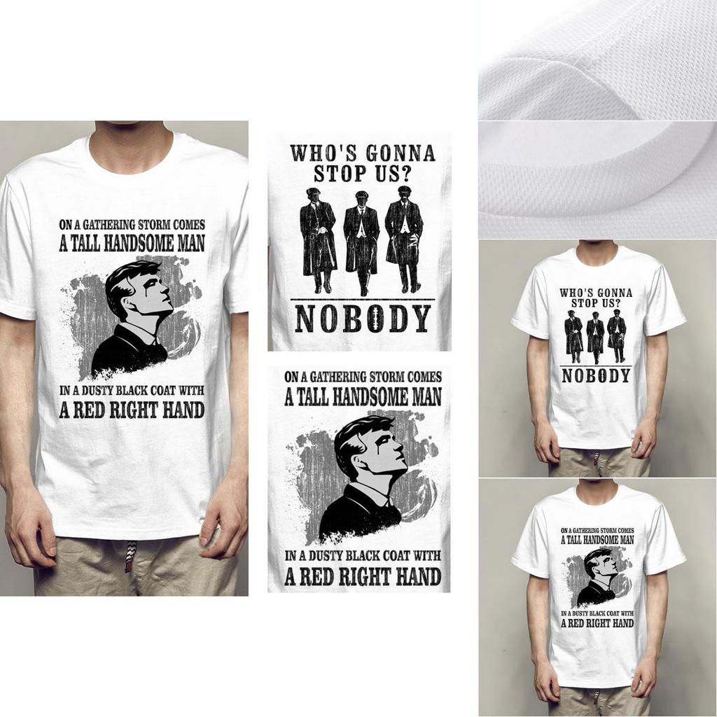 Classic Men's O Neck Peaky Blinders Vintage T-shirt For Stylish Teens