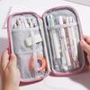 Pencil Bag Big Capacity Pen Case Handheld Pen Bag Pouches Pencil Holder Aesthetic Stationery Bag School Office Supplies