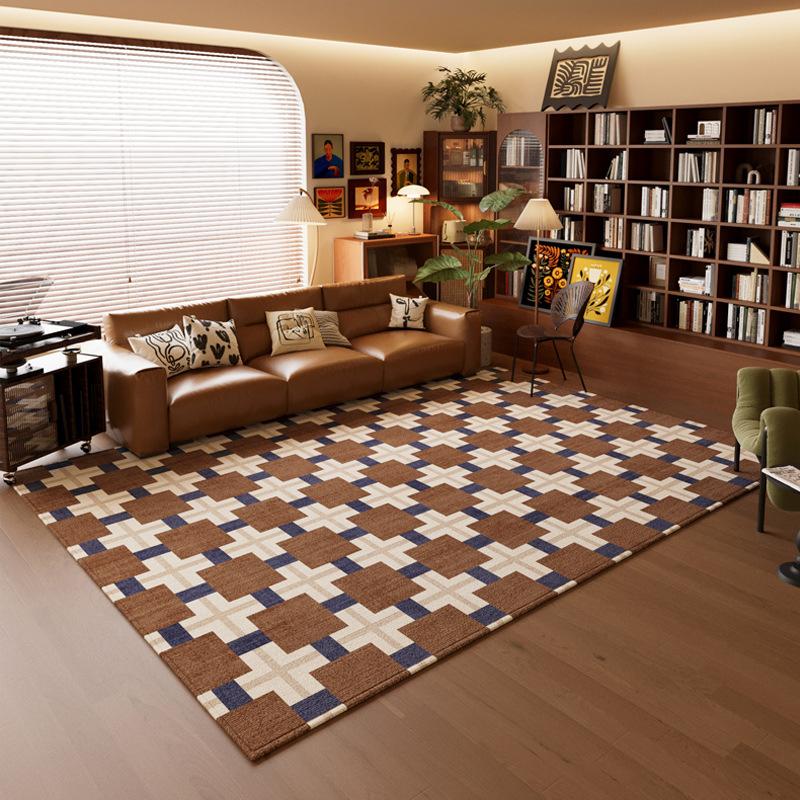 Dywan do salonu w stylu vintage, duży obszar, odporny na zabrudzenia, do sypialni, odporny na zużycie, dywanik nocny