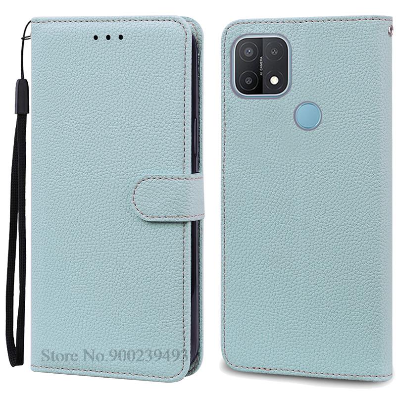 For OPPO A15 Case OPPO A15S Cover Silicone Wallet Flip Cover For OPPO A15 CPH2185 A15S CPH2179 Phone Case Leather Coque Fundas