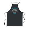 Kitchen Apron - A Formidable Guitarist - Black - Durable Cotton - Durable France Print
