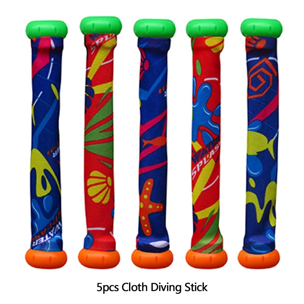 Summer Children Swimming Octopus Pool Diving Toys Water Sports Water Play Toys Diving Stick Gem Set Underwater Grabbing Toys