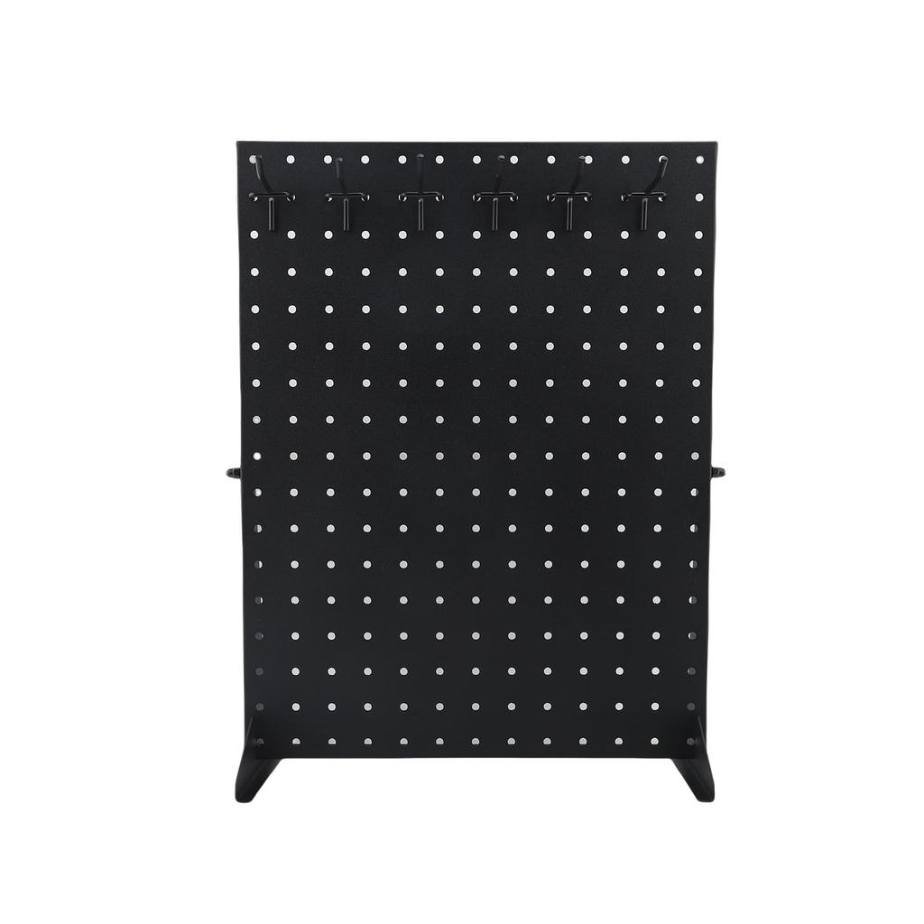 Metal Pegboard Kit 2 Panels Heavy Duty Pegboard Wall Garage Tool Storage with Hooks