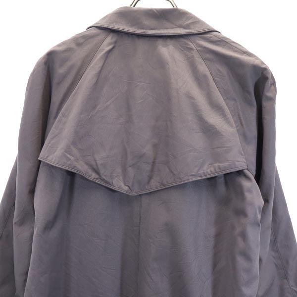 LONDON FOG 80s vintage trench coat 12 gray Liner included, big size Women Used