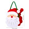 1-10PCS Christmas Felt Candy Bags Cartoon Apple Pouch Santa Sack Kids Gift Packaging Bag Xmas Tree Holiday Decoration