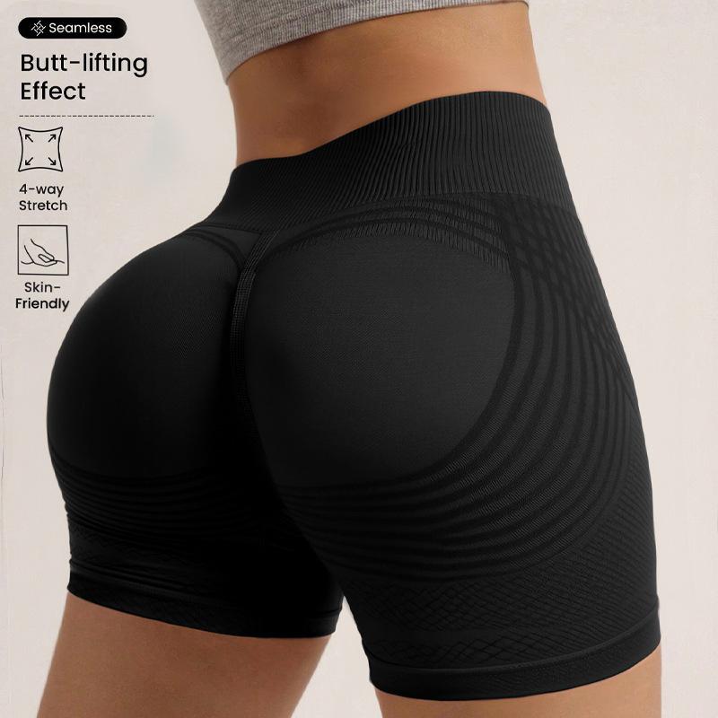 Women's Barely-There 3-Inch Yoga Shorts High-Waisted Tummy Control Workout Booty Lifting Running