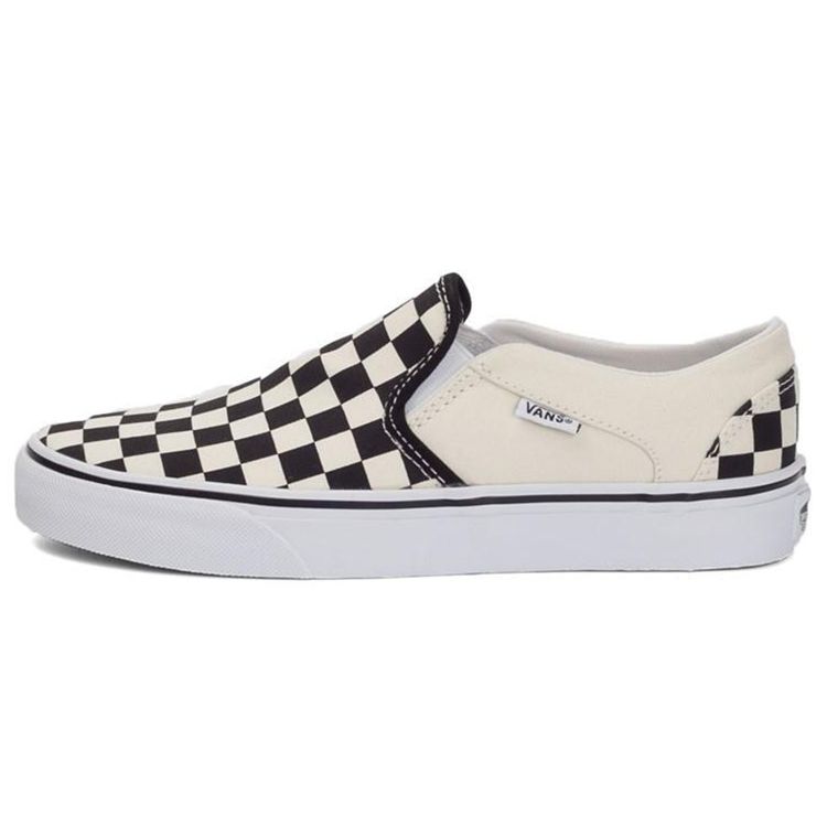 Vans Asher Checkerboard Black White Women Sneakers VN000VOSAPK