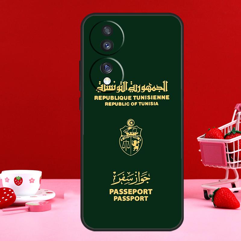 Tunisia Flag Map For Honor Magic 7 5 6 8 Pro Case For Honor 200 400 50 70 90 Lite X8c X8b X9a X9b X9c X9d Win