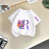 2026 Kpop Demon Hunters Child Short Sleeve Kpop Demon Hunters Tee Harajuku Casual Fashion  T-shirts for Boys and Girls