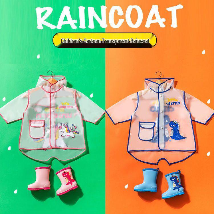 Children's Non-slip Waterproof Rain Boots - Cartoon Design for Boys and Girls