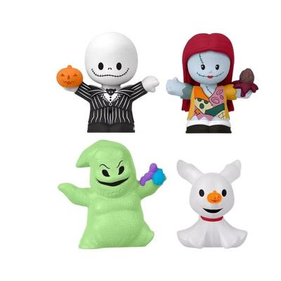 Nightmare Before Christmas Little People Glow In The Dark Figure Playset (Pack of 4)