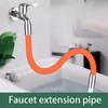 1 szt. Przedłużka do kranu wodnego, uniwersalna przedłużona rura wodna, rura przedłużająca przeciw rozpryskiwaniu