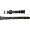 Seiko RS11C Women's Watch Band 12mm Genuine Leather Crocodile Pattern Smart Change Black Dark Brown White