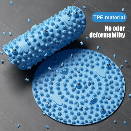 Fotmassagematta Vikbar design Bärbar zonterapidyna för avkoppling Ergonomisk akupressurmatta massageverktyg för promenader