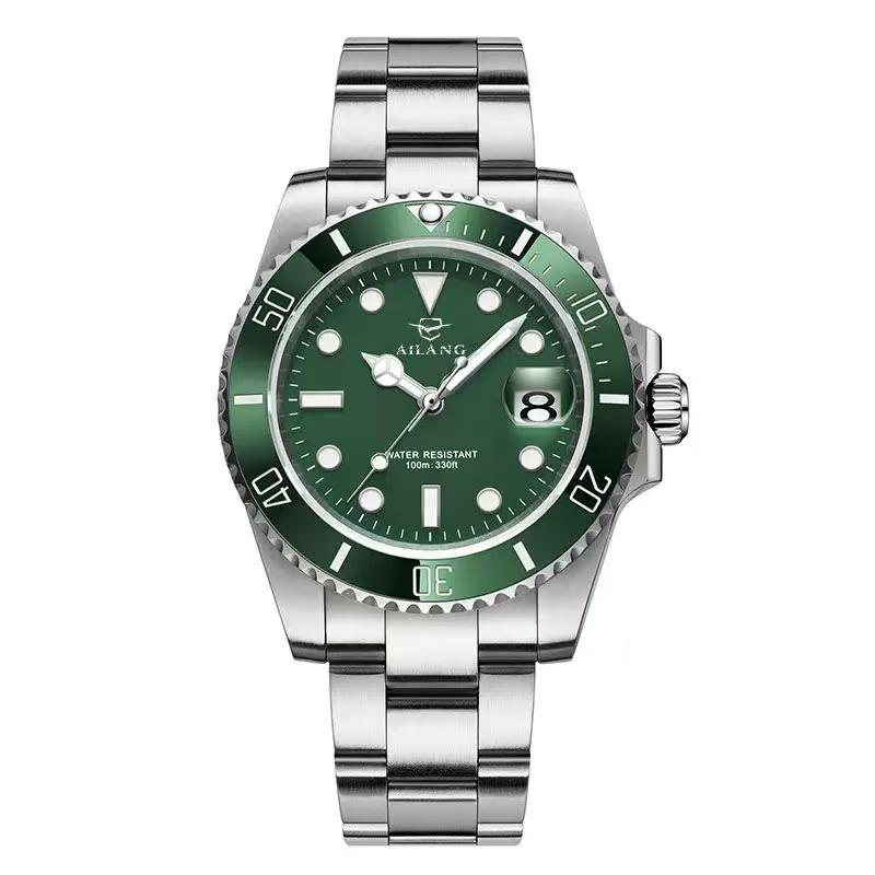 AILANG New Automatic Mechanical Watch Green Water Ghost Men's Watch Waterproof