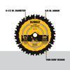 Circular Saw Blade, Tungsten Carbide, 24 Teeth, 6-1/2-In. DWA161224