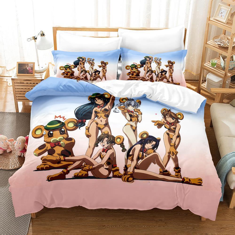 Full Metal Panic Bedding Set Single Twin Full Queen King Size Bed Set Adult Kid Bedroom Duvet Cover Sets 3d Print Anime Girls