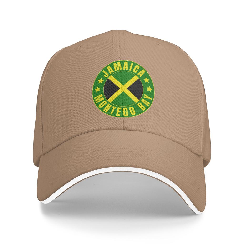 Jamaica Montego Bay Sun Baseball Cap  Summer Street Style Trucker Hat For Female Male Outdoor Sport Snapback Cap
