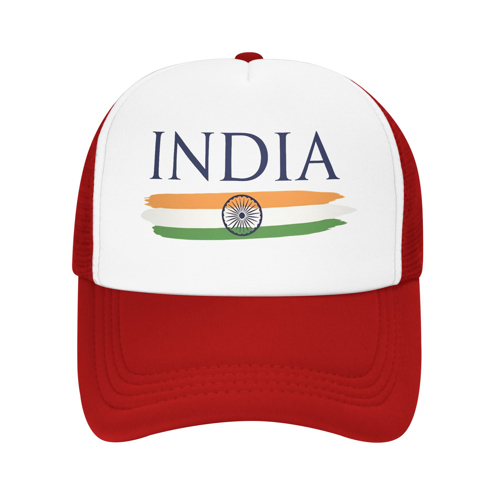 

Summer Sun Hats Minimal India Tricolour Brush Art Baseball Cap Sun Dropshipping Trucker Hat Unisex-Teens y2k Retro Snapback Cap One Size
