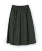 Penfield Check Crinkle Smocking Skirt Green_Fs2Ws38F