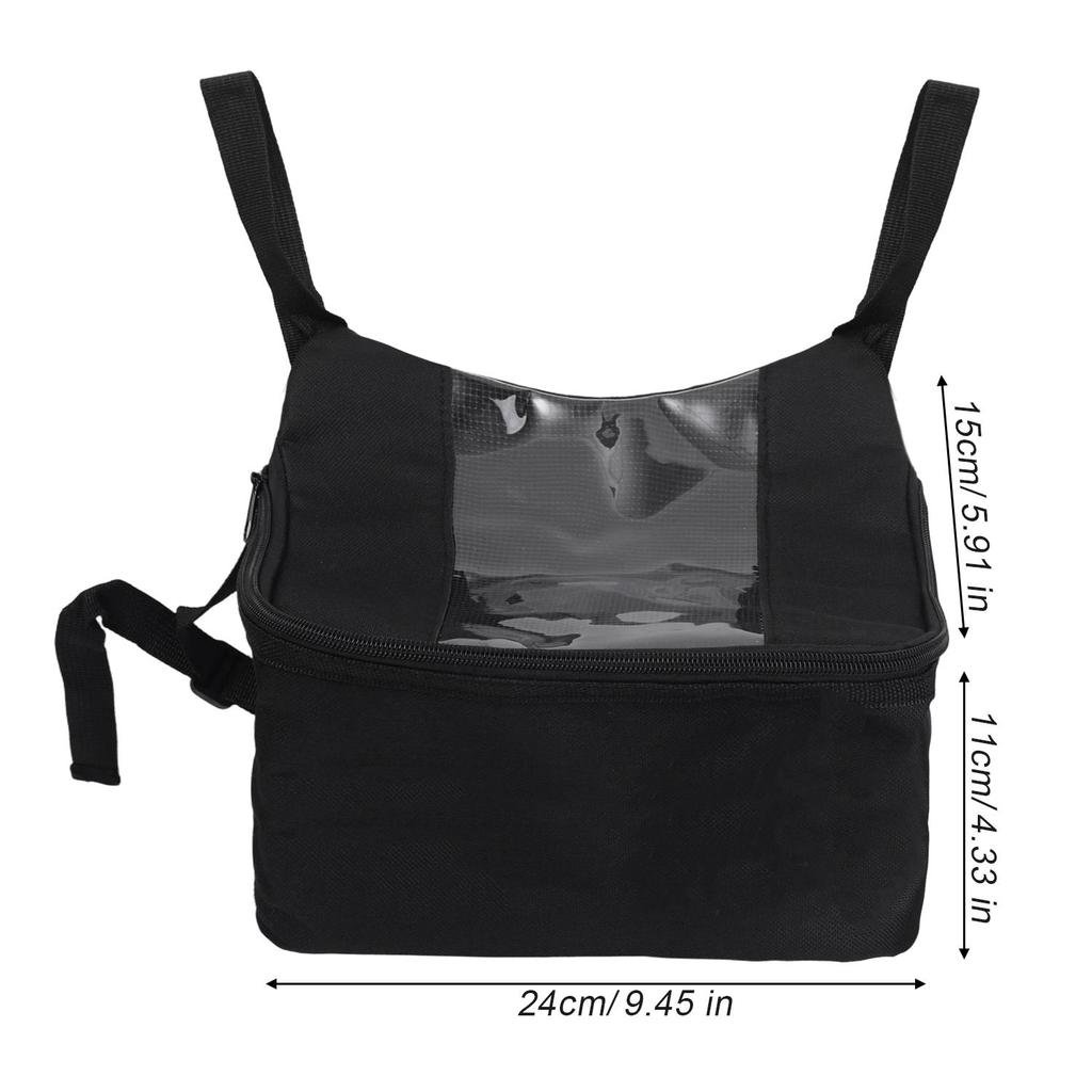 Motorcycle Waterproof Handlebar Bag Front Touch Screen Portable for Vespa Hiking Cycling Travel Satchel Fanny Pack Waist Bag