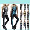 Elegant Dead Halloween Women Skeleton Bone Frame Jumpsuit Bodysuit Cosplay Costume